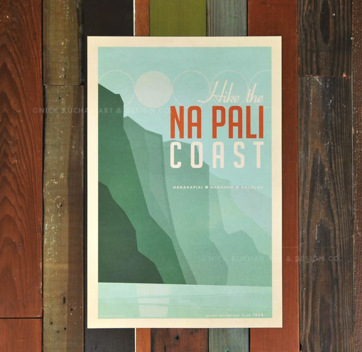 Na Pali Coast Travel Print