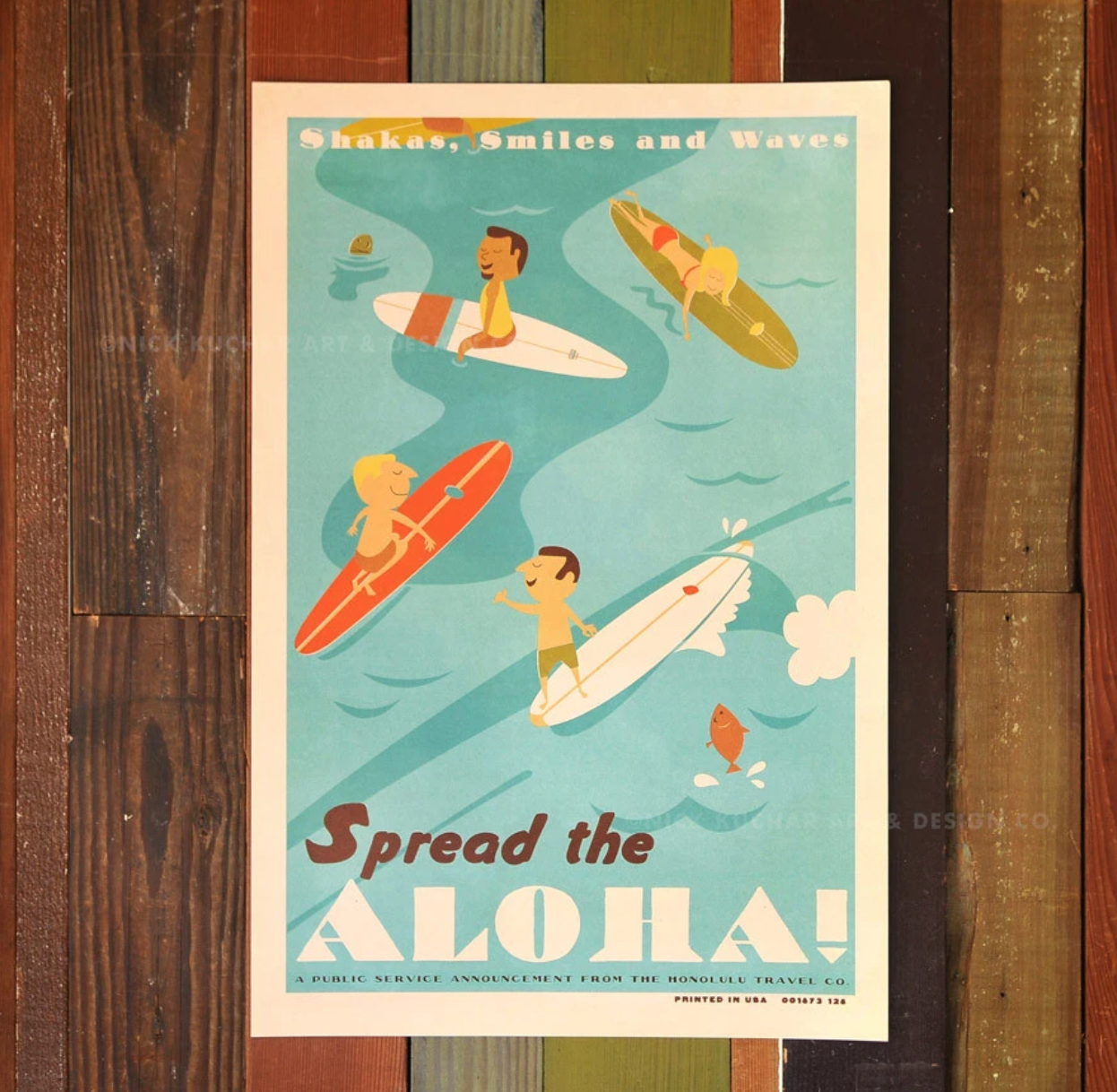 Spread The Aloha Travel Print