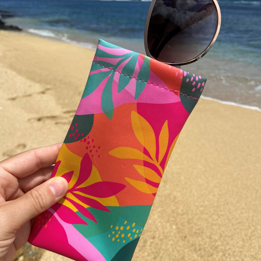 Sunlit Leaves Eyeglass Case