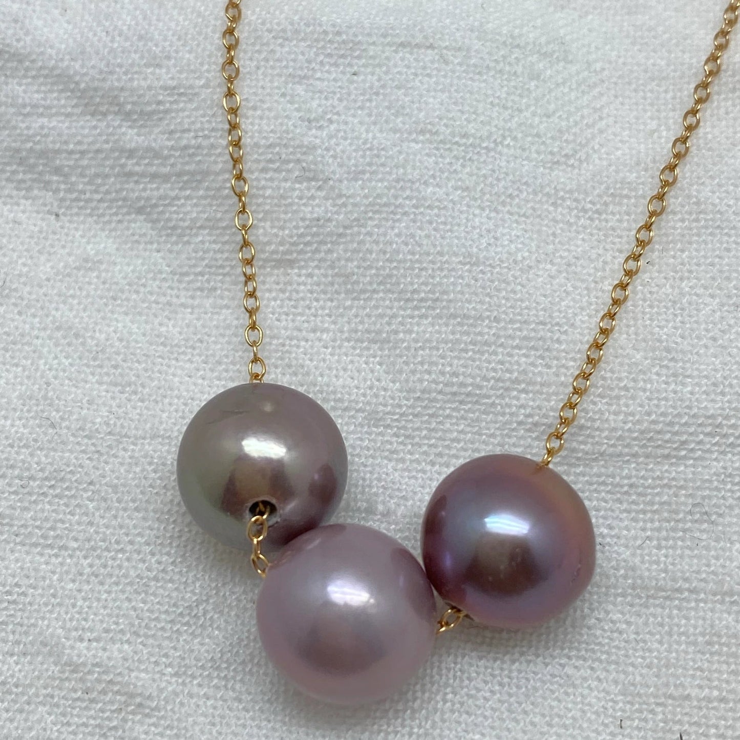 Ekolu Necklace Edison Pearls by Maui Mari
