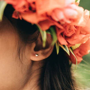 Kauai Island Stud Earrings Gold