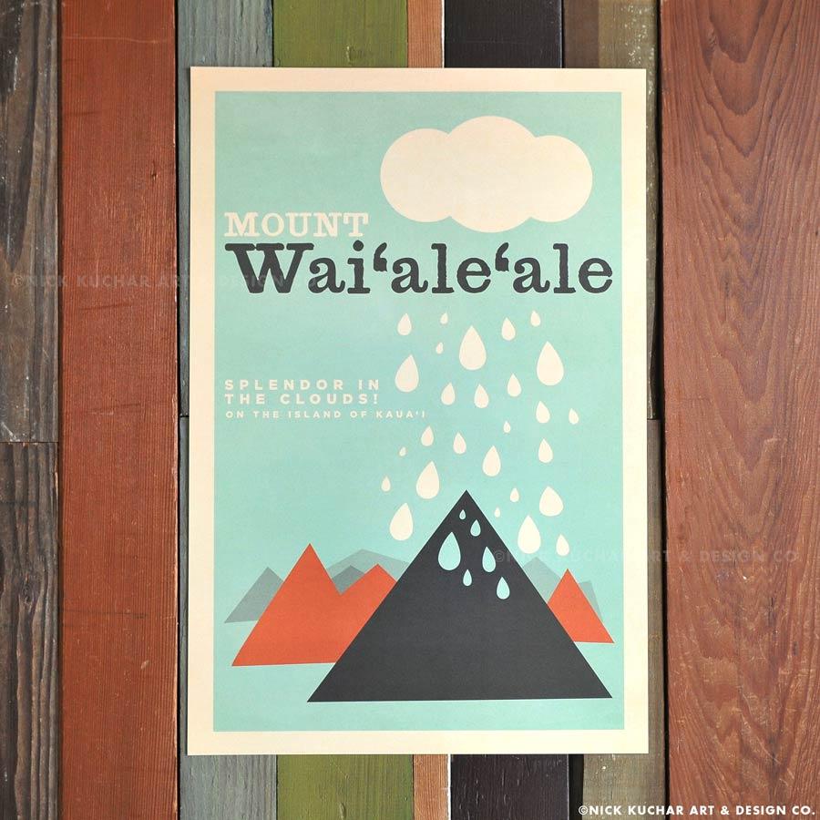 Mount Wai'ale'ale Travel Print